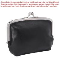 ราคา Royal Bagger กระเป๋าใส่เหรียญสำหรับผู้หญิงกระเป๋าใส่เศษเหรียญแฟชั่นหนังวัวแท้คลิปคู่กระเป๋าเก็บของล็อครอยจูบกระเป๋าสตางค์1484 (21151835847)