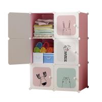 ราคา ตู้เสื้อผ้าประกอบ ตู้เสื้อผ้า ตู้ใส่ของ ตู้เก็บของ ตู้เสื้อผ้าเด็ก ตู้เสื้อผ้าพลาสติก PVC ตู้อเนกประสงค์ DIY ถอดประกอบเองได้ เเข็งเเรง (15583992721)