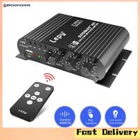ราคา Broadfashion LEPY838USB Audio Amplifier Subwoofer Amp 12V Stereo Power Amplifier 2 1 Channel Integrated Mini Speaker Amplifier (21149274593)