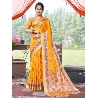 ราคา SAREES FABRIC Organza Work Woven Work Swarovski Stone Work Other Specifications Tassels on Pallu Saree Mtr 5 5 Mtr Blouse 0 8 Mtr Total Pcs 6 SINGLES SET WISE AVAILABLE My (19661380891)