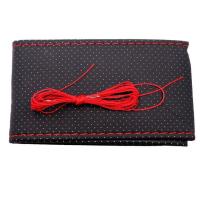 ราคา รถพวงมาลัยฝาครอบเข็มดีไอวายและด้ายหนังเทียมผ้าคลุมรถ SuiteDIY เนื้อนุ่มอุปกรณ์ตกแต่งรถยนต์ (9587347353)