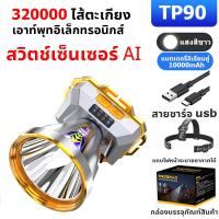 ราคา 10ปีก็ไม่เสีย ไฟฉายคาดหัว อัพเกรดสว่างจ้า ปืนใหญ่เลเซอร์6 0แสงขาว แสงเหลือง2400mAh led3ระดับแสงจ้ายิงไกล พร้อมจอแสดงผลพลังงาน สามารถชาร์จอย (21018001854)