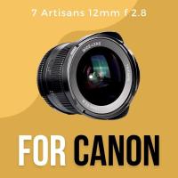 ราคา 7Artisans 12 mm f2 8 Lens เลนส์มือหมุนสำหรับกล้อง mirrorless 7artisans (13698751272)