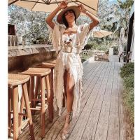 ราคา 2023โครเชต์บิกินี่ปกอัพเซ็กซี่กลวงออก Maxi D Ress ผู้หญิงฤดูร้อนถักพู่ B Eachwear See T Hrough คาร์ดิแกนขึ้นปก (19967558436)