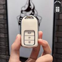 ราคา เคสกุญแจรถยนต์สำหรับ Honda Key Case Honda CR V City Accord Key Case Honda Keychain (19551925649)