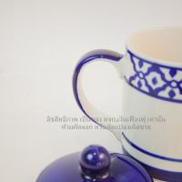 ราคา แก้วน้ำ แก้วชา แก้วกาแฟ แก้วเซรามิก แก้วมีฝาปิด เก็บความร้อน เข้าไมโครเวฟได้ 12 ออนซ์ แก้วมัคเซรามิค ลายไทย (17574565185)