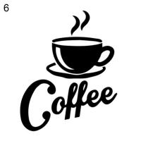 ราคา กาแฟสติ๊กเกอร์ติดผนังสำหรับห้องครัวสติ๊กเกอร์ตกแต่งไวนิลสติ๊กเกอร์ติดผนัง DIY สติกเกอร์ตกแต่งบ้านห้องรับประทานอาหารร้านบาร์ (17271203766)