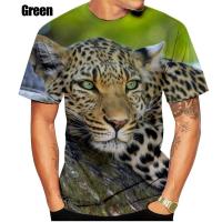 ราคา เสื้อยืดพิมพ์ลายเสือดาวสำหรับผู้ชายและผู้หญิงเสื้อยืดพิมพ์ลาย3D สัตว์ตลกลายเสือดาวใส่ได้ทั้งชายและหญิงเสื้อยืดแขนสั้น (19669836079)