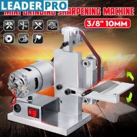 ราคา Mini Desktop Electric Belt Sander Grinder Polishing Grinding Sharpening Machine DIY Buffer Angle Grinder With 10 Belts (20648304432)