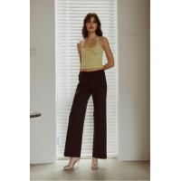 ราคา HERREF Tory Pants Black กางเกงขายาวทรงขากระบอกใหญ่ เอวต่ำ ผ้าอยู่ทรง สีดำ (17527411680)