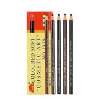 ราคา ดินสอเขียนคิ้ว 12แท่ง คิ้วเชือกCOLOURED SOFT PENCILS No 1818 ราคาส่งยกกล่อง (20793201178)