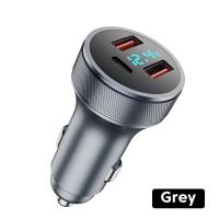 ราคา Elough 3in1 72W USB C ที่ชาร์จแบตในรถชาร์จเร็ว QC3 0 PD Type C โทรศัพท์ในรถยนต์ที่ชาร์จสำหรับไอโฟน13 Xiaomi Samsung iPad แล็ปท็อปแท็บเล็ต (17390535321)