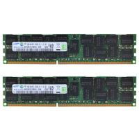 ราคา Samsung DDR3 32G 2X16GB 1333MHz หน่วยความจำเซิร์ฟเวอร์ PC3 10600R 240Pin แรมหน่วยความจำ DDR3 1 5V REG ECC หน่วยความจำที่ลงทะเบียน (10246052051)