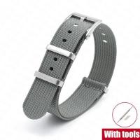 ราคา 2023 Original Tali jam tangan Omega X Swatch tali nilon kualitas tinggi untuk Omega X Swatch Co brand MoonSwatch Planet Watch Band ZULU gelang kanvas anyam Pria Wanita 20mm (20142750022)