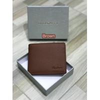 ราคา กระเป๋าสตางค์ผู้ชาย หนังแท้ พร้อมกล่อง รุ่น FUERDANNI Size 2 พับ (18867309823)