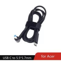 ราคา USB Type C PD Converter Universal แล็ปท็อปชาร์จสายเคเบิลสำหรับ Dell Asus Lenovo โน้ตบุ๊คสาย 1 2เมตร (17096618659)