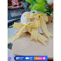 ราคา ขายเป็นคู่ โบว์ลายสก๊อตชั้นเดียว โบว์กิ๊ฟ โบว์นักเรียน โบว์ติดผม กิ๊บติดผมเด็ก โบว์ขายเป็นคู่ (15630035158)