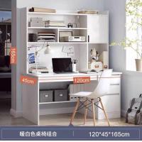 ราคา โต๊ะคอมพิวเตอร์ โต๊ะวางคอมพิวเตอร์ โต๊ะไม้ Computer Desk โต๊ะทำงาน โต๊ะทำงานถูกๆ โต๊ะคอม พร้อมชั้นวางหนังสือ สีฟ้า สีชมพู พร้อมส่ง (18161200131)