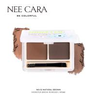 ราคา NEE CARA นีคาร่า พาเลตคิ้วมอนส์เตอร์ N1968 Monster Brow Powder (16416474825)