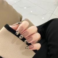 ราคา เล็บปลอม24ชิ้นพร้อมกาวแบบยาวทรงหอยมุกฝรั่งเศสสีฟ้าท้องฟ้าสีขาวรูปแบบเมฆกดบนเล็บเทียมเคล็ดลับเล็บ (15964332773)