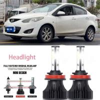 ราคา สำหรับ MAZDA 2 DL DJ 2015 2023 ไฟฉายคาดศีรษะ LED LAI 40W โคมไฟไฟหน้าอัตโนมัติรถยนต์6000K ไฟหน้าสีขาว plug and play (20907852861)