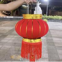 ราคา โคมผ้ากำหมะหยี่ งานสวยพิเศษ โคมไฟแดง โคมตรุษจีน โคมเต็งลั้ง โคมผ้าแพร ปีใหม่ ตรุษจีน (21034273108)