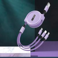ราคา 3 in 1 ยืดหดได้ USB เครื่องชาร์จ สายเคเบิล สายชาร์จเร็ว สายชาตแบต สายชาตเร็ว Type C Micro USB For Iphone กำลังชาร์จ สายเคเบิล มัลติฟังก์ชั่น ยูเอสบี สายเคเบิล (17250711919)