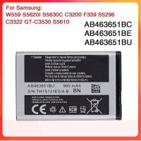 ราคา แบตเตอรี่เดิมAB463651BUสำหรับSamsung W559 S5620I S5630C S5560C C3370 C3200 C3518 J808 F339 S5296 C3322 L708E S5610 960MAh (4715692448)