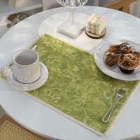 ราคา เสื่อฝ้ายลินินสามารถซักได้สำหรับโต๊ะทานอาหาร Toile De Jouy ทนความร้อนได้ชุดของใช้ประจำวันสำหรับไปเที่ยวผ้ารองจาน (15527616269)