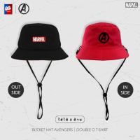 ราคา ส่งฟรี หมวกบักเก็ต Bucket Hat ใส่ได้ 2 ด้าน ลิขสิทธิ์แท้ มาร์เวล รุ่น 0120F 651 หมวก Marvel แท้ (16966466549)