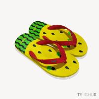 ราคา Tri Chus ไตร ชูส์ รองเท้าแตะแบบลำลอง รุ่น แตงโมสีเหลือง Watermelon Yellow รองเท้าฟองน้ำ รองเท้ายางพารา รองเท้าแตะไซส์ใหญ๋ รองเท้าแตะไซส์เล็ก (11012352)