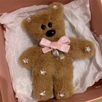 ราคา กิ๊บติดผมหมีมิสเตอร์บีน กิ๊บติดผมผู้หญิงฤดูใบไม้ร่วงและฤดูหนาวผู้หญิงตุ๊กตาน่ารักตุ๊กตาหมีเครื่องประดับผม (20773900225)