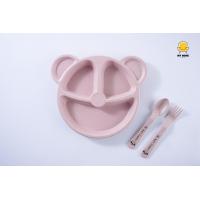 ราคา MY HOME SHOP จานเด็ก จานข้าวเด็ก3ช่อง จานข้าวรูปหมี จานข้าวพร้อมช้อนส้อม จานข้าวสาลี จานแบ่ง3ช่อง จานหลุม H52 (8943904911)