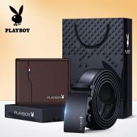 ราคา Playboyกระเป๋าสตางค์ผู้ชายชายหนุ่มเข็มขัดPlusกระเป๋าสตางค์หนังCowhideเข็มขัดชุดเดรสผู้ชายชุดของขวัญหลากหลายรูปแบบมีให้เลือก (6625032531)