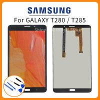 ราคา หน้าจอ LCD สำหรับ Galaxy Tab A Samsung 2016 SM T280 SM T285แอลซีดีหน้าจอสัมผัสประกอบ Digitizer อะไหล่แท็บเล็ต T285 T280 (19882990762)