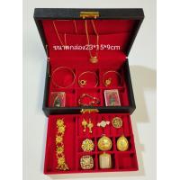 ราคา กล่องใส่เครื่องประดับกล่องกำมะหยี่กล่องใส่แหวนใส่ทอง (14533800316)