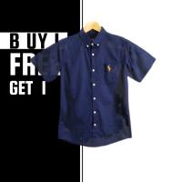 ราคา SHIRT Ralph Laurens Sophisticate Shirt Polo Plain Black Short Sleeve Shirt Size S 3XL Ready Stock (20550519343)