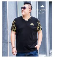 ราคา เสื้อสูทผู้ชาย 5XL 7XL รอบอก 52 58 นิ้ว เสื้อยืด T Shirt คอวี ผู้ชายไซส์ใหญ่ FF0315 (17162345667)