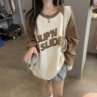 ราคา COD Oversize Women เสื้อยืดแขนยาว ทรงหลวม ขนาดใหญ่ แฟชั่นสําหรับผู้หญิง 40 150 กก HTF (20893704177)