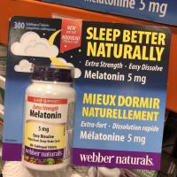 ราคา แคนาดา Webber Melatonin Sleeping Treasure 3Mg 300แคปซูล (20985845328)