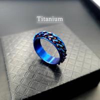 ราคา แหวน แหวนเท่ๆผู้ชาย แหวนแฟชั่น แหวนโซ่ หมุนได้ 5 สี แหวนสแตนเลส สตีล แท้ 100 ผิวเงาสวย ดีไซน์แบบเรียบง่าย (17442050666)