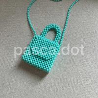 ราคา pasca dot กระเป๋าลูกปัดขนาดเล็ก สะพายคาดตัว xs mini cross body bag beaded (19509945986)