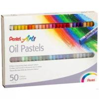ราคา เพนเทล สีชอล์ค 12 16 25 36 50 สี Pentel Oil Pastels (20396522662)