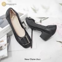 ราคา ทรงปกติ เปลี่ยนไซส์ได้ ไม่รับคืนZenachoo รุ่น New Claire สูง 2 นิ้ว รองเท้าสุขภาพนวัตกรรมแม่เหล็กจากญี่ปุ่น หนังแกะแท้ (15425545399)