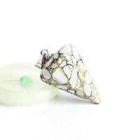 ราคา หินธรรมชาติจี้หินสีชมพูจี้ส่วนเรียวลูกตุ้มหกเหลี่ยมคริสตัลจี้สร้อยคอสำหรับผู้หญิง (16304891869)