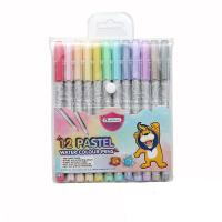 ราคา ปากกาสีเมจิก 12 สี ตรามาสเตอร์อาร์ต masterart รุ่นสีธรรมดา สีพาสเทล ปากกาเมจิกสีพาสเทล สีเมจิก water colour pens จำนวน 1 ชุด ปากกาเมจิก 12 สี ตกแต่ง (1924398995)