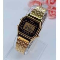 ราคา นาฬิกา Casioแท้ รุ่น LA680WGA 1DF นาฬิกาผู้หญิง สายสแตนเลสสีทอง หน้าปัดดำ ดีไซน์แบบวินเทจ สุดฮิต ของแท้ 100 ประกันศูนย์ CMG 1ปีเต็ม (19117892502)