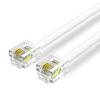 ราคา Vention สายเคเบิลโทรศัพท์ RJ11สาย RJ11สำหรับโมเด็ม DSL สายเครื่องแจ้งหมายเลขโทรศัพท์แฟกซ์สำหรับผู้โทรออก 6P4C (21170336857)
