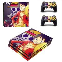 ราคา อนิเมะลูฟี่ PS4 Pro สติ๊กเกอร์สกินสติ๊กเกอร์ครอบสำหรับ PlayStation 4 PS4 Pro คอนโซลและตัวควบคุมสกินไวนิล (11654293713)