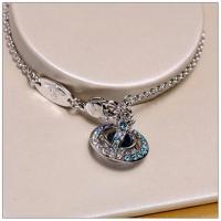 ราคา Vivienne Westwood Goods Exclusive Pair Of Empress Dowager Vivienne Westwood Blue Saturn Planet Necklace Bracelet Earrings (20333236736)